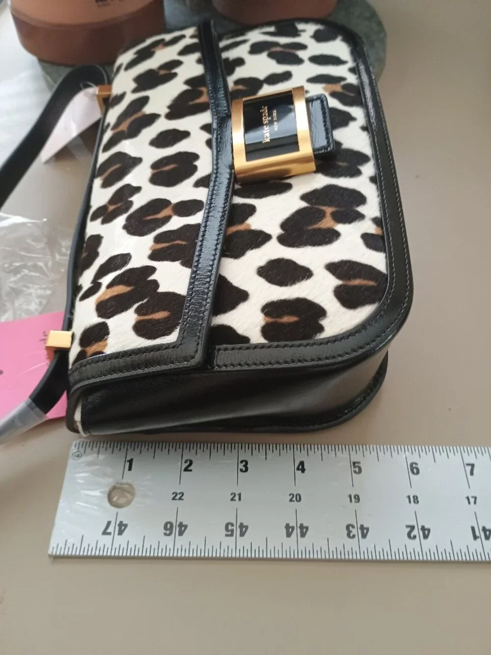 Kate Spade KATY Leopard Haircalf Shoulder/Crossbody